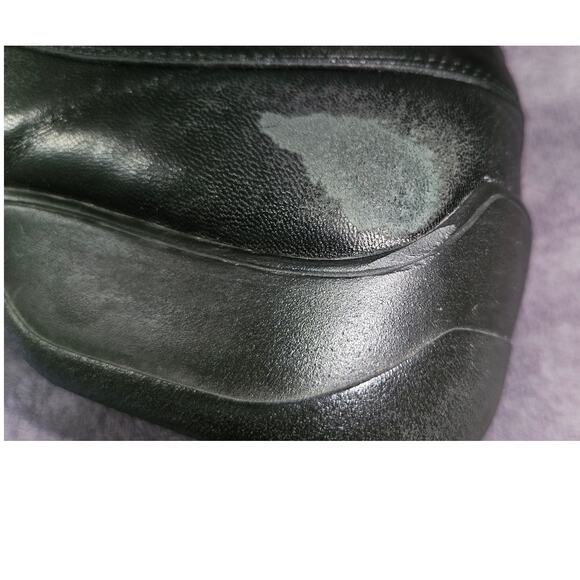 Bruno Magli Slip on Loafer Men's Size 7.5 Black Leather *Flawed‎ - Picture 5 of 9